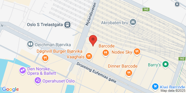 Map displaying event location