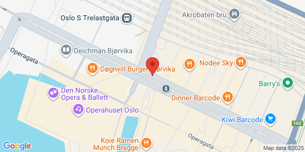 Map displaying event location