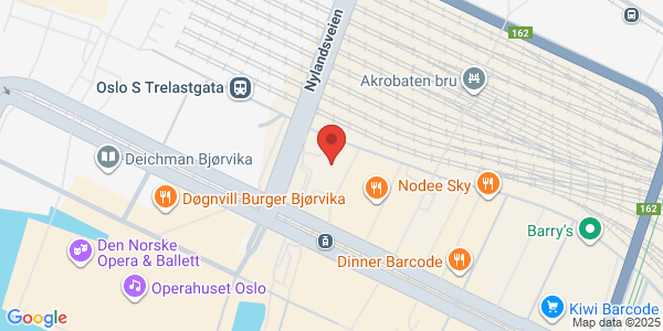 Map displaying event location