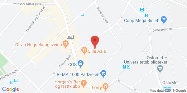 Map displaying event location