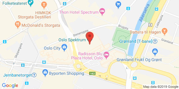 Map displaying event location