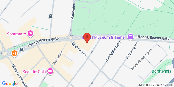 Map displaying event location