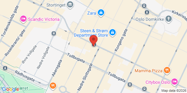 Map displaying event location