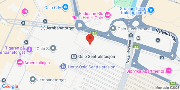 Map displaying event location