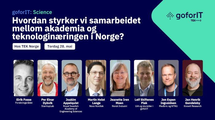 Rundebord: Norge i et teknologisk tidsskille