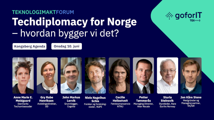 Teknologimaktforum: Techdiplomacy for Norge – hvordan bygger vi det?