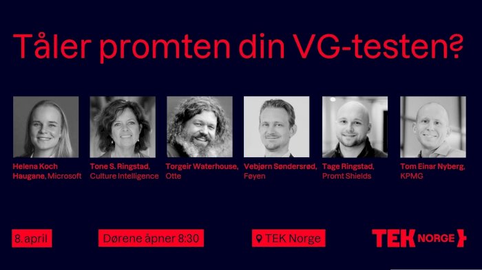 Tåler promten din VG-testen?