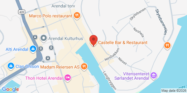 Map displaying event location