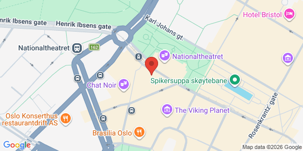 Kart som viser hvor arrangementet foregår