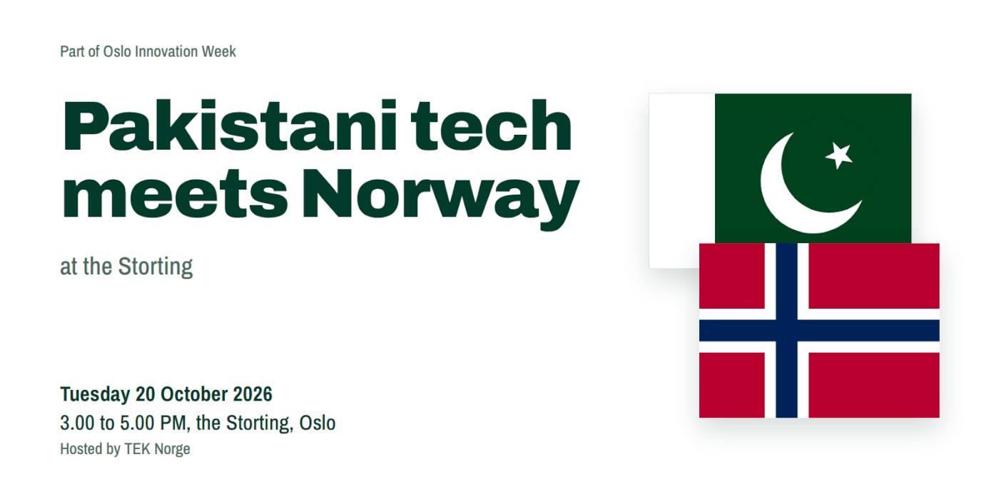 Pakistani tech meets Norway at the Storting