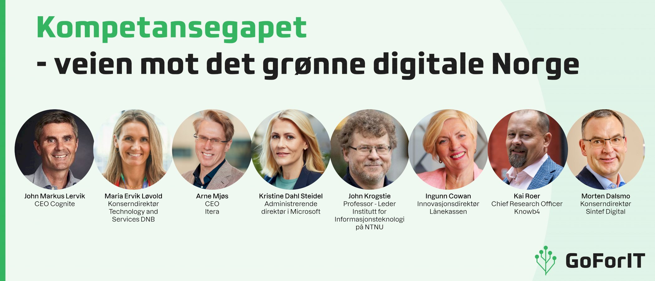 Kompetansegapet - veien mot det grønne digitale Norge