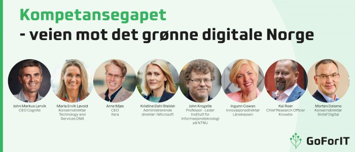 Kompetansegapet - veien mot det grønne digitale Norge