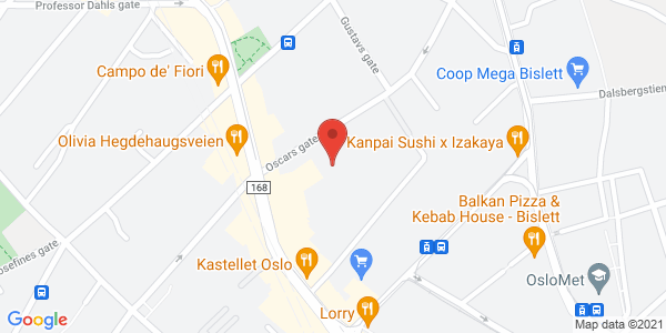 Map displaying event location