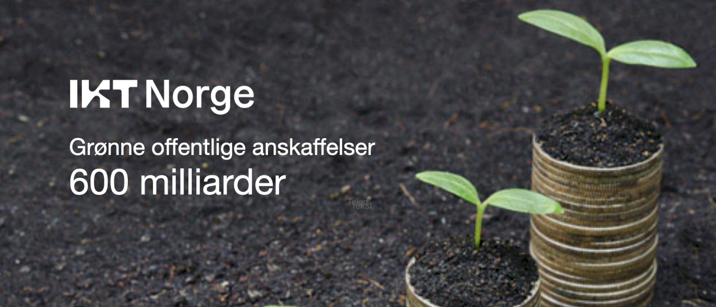 600 milliarder - grønne offentlige anskaffelser