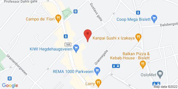 Map displaying event location