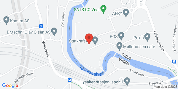 Map displaying event location