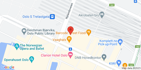 Map displaying event location