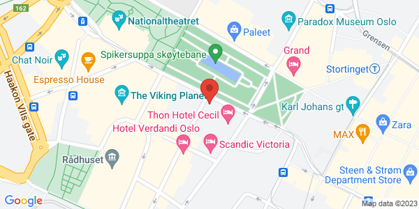 Map displaying event location