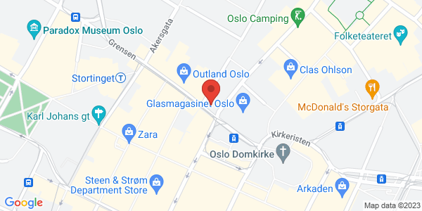 Map displaying event location