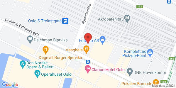 Map displaying event location
