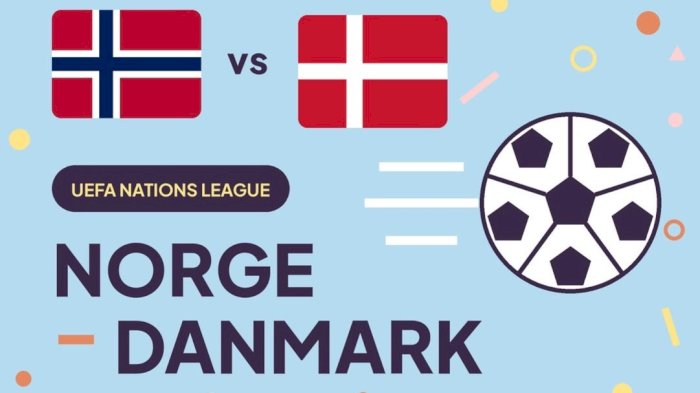 ANSA viser Norge - Danmark!