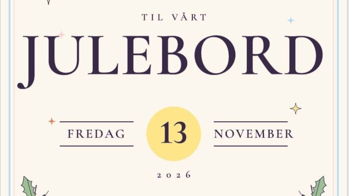 ANSA Julebord 2026