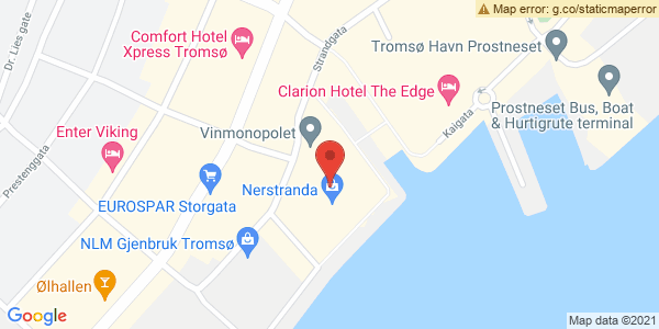 Map displaying event location