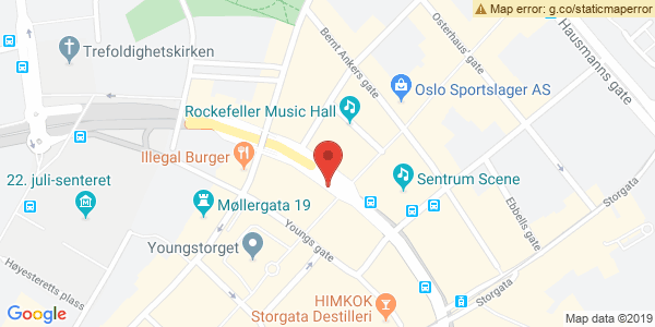 Map displaying event location