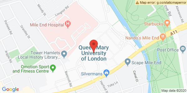 Map displaying event location