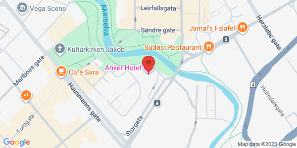 Kart som viser hvor arrangementet foregår