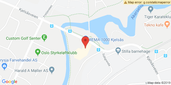 Kart som viser hvor arrangementet foregår