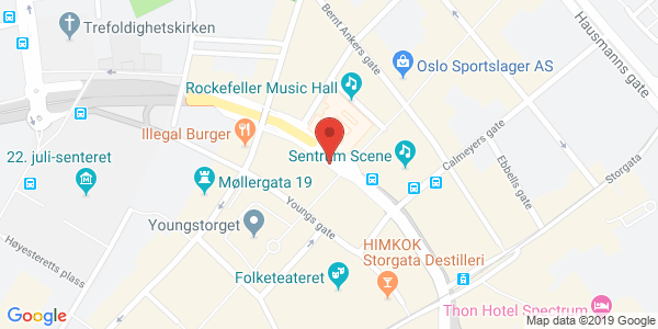 Map displaying event location