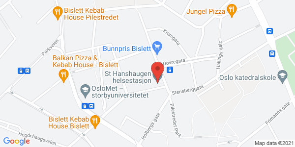 Map displaying event location