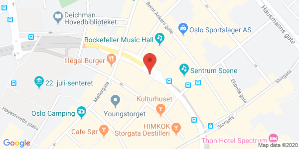 Map displaying event location