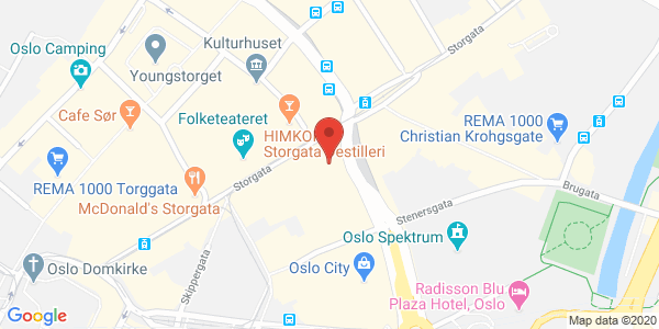 Map displaying event location