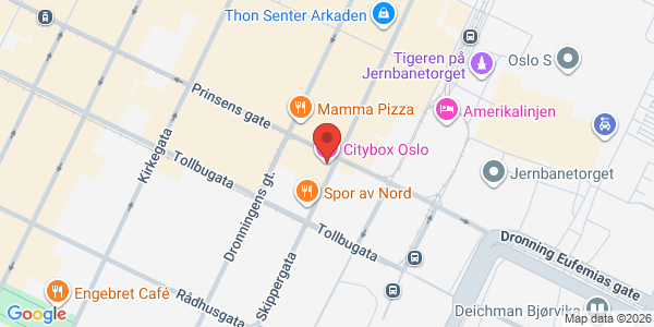 Map displaying event location