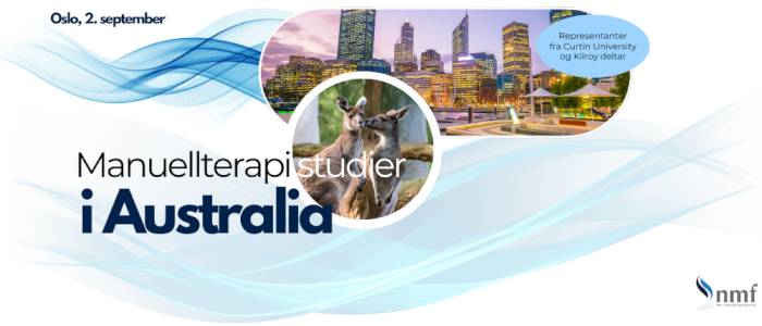 Oslo, 2. september 2026: Manuellterapistudier ved Curtin University, Australia