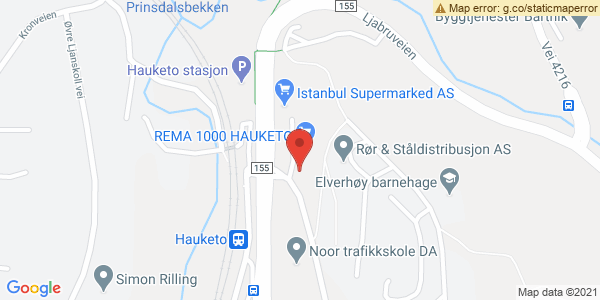 Kart som viser hvor arrangementet foregår