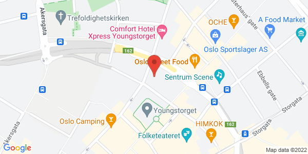 Map displaying event location