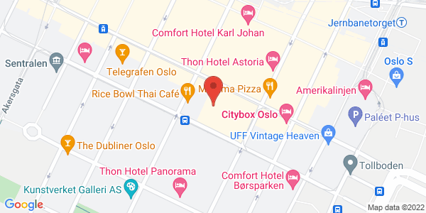 Map displaying event location