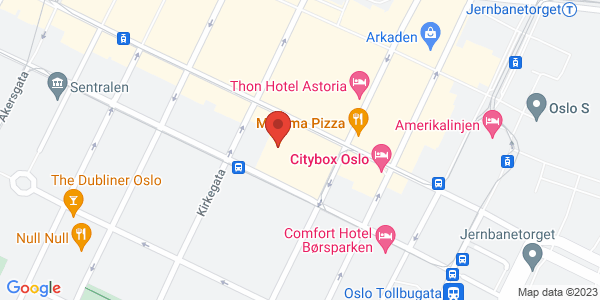 Map displaying event location