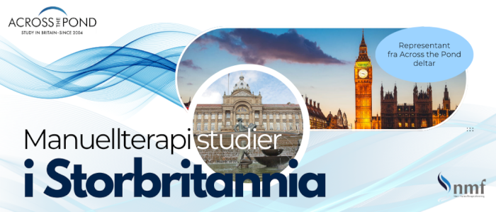 Webinar, 24. oktober 2024: Manuellterapistudier i Storbritannia - også tilgjengelig i opptak