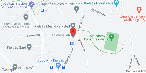 Map displaying event location