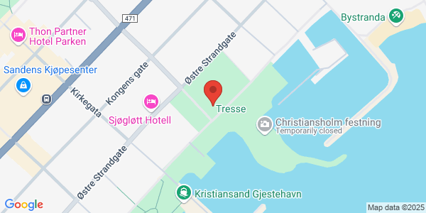 Map displaying event location