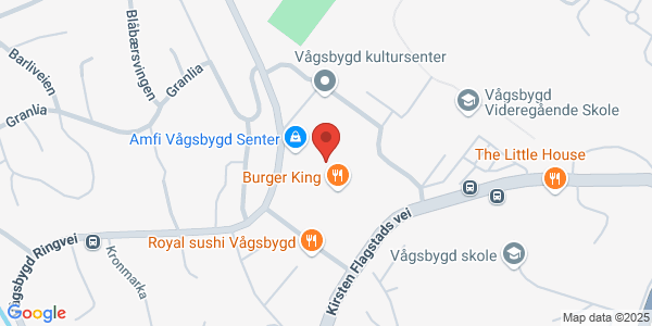 Map displaying event location
