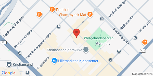 Map displaying event location