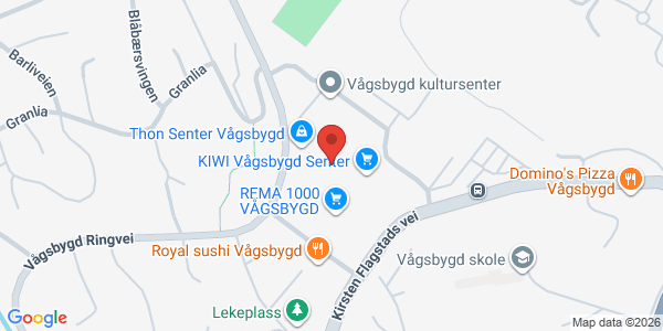 Kart som viser hvor arrangementet foregår