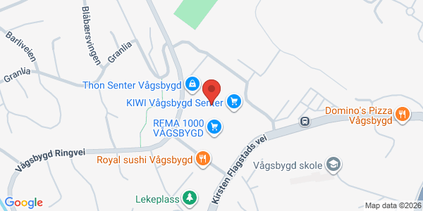 Kart som viser hvor arrangementet foregår