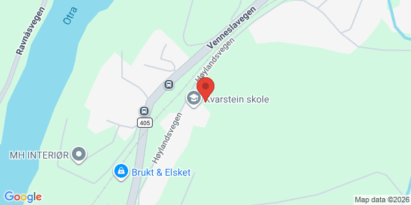 Kart som viser hvor arrangementet foregår