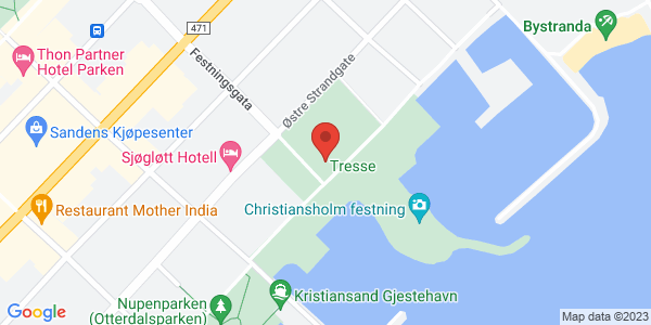 Map displaying event location